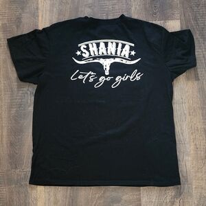 "Let's Go Girls" Graphic Tee - Black